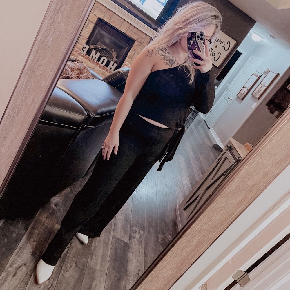 Off shoulder two piece set